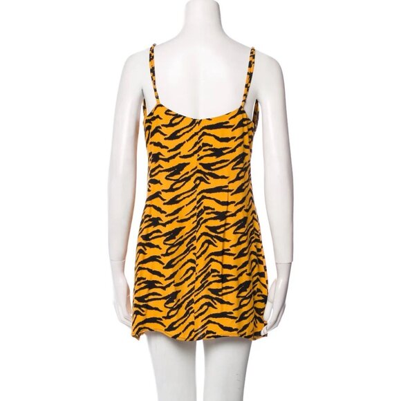 REFORMATION - Animal Print Mini Dress Size: M - Picture 3 of 3